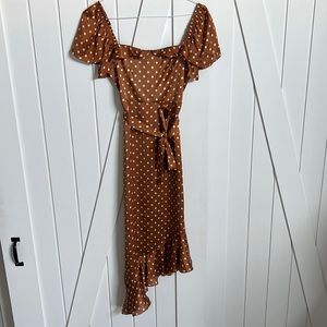 “Tularosa” polka dot maxi dress